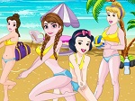 Game Beach Volleyball: Princesses vs Monster High