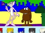 Play Pink Panther Painting Game free