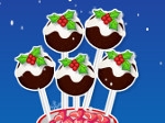 Game Christmas Pudding Cake Pops
